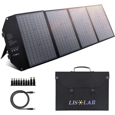 Портативный солнечный складный пакет IP65 водонепроницаемый 100W складной солнечный панель зарядное устройство